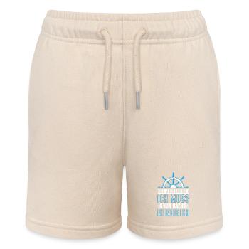 North Sea DOESN'T HAVE TO DO ANYTHING, JUST HAVE TO GO TO NORDDEICH - Stanley/Stella MINI BOLTER Organic Teen Jogging Shorts - soft Ecru - Front