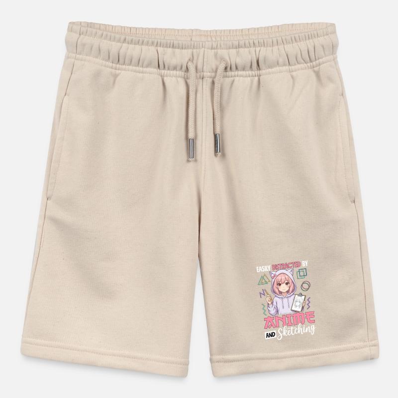 Easily Distracted By Anime And Sketching Stanley/Stella MINI BOLTER Organic Teen Jogging Shorts