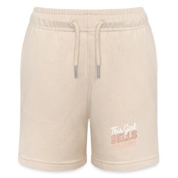 This Girl Sells Real Estate - Stanley/Stella MINI BOLTER Organic Teen Jogging Shorts - soft Ecru - Front