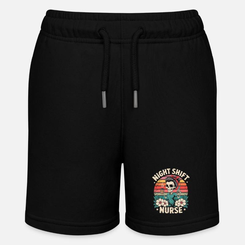 Infirmière de nuit rétro - Short bio MINI BOLTER Stanley/Stella Ado - noir