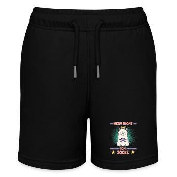 Prinzessin game - Stanley/Stella Teenager Bio-Joggingshorts MINI BOLTER - Schwarz - Vorne