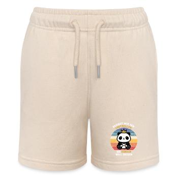 Königin will zocken - Stanley/Stella Teenager Bio-Joggingshorts MINI BOLTER - Natur - Vorne