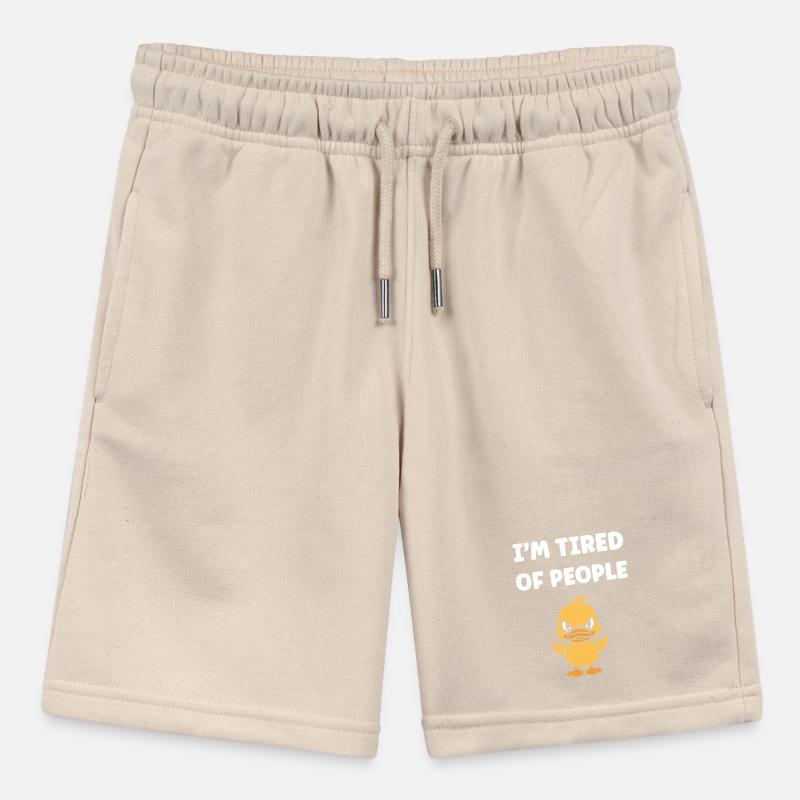 Fed up with people Grumpy Duck Stanley/Stella MINI BOLTER Organic Teen Jogging Shorts