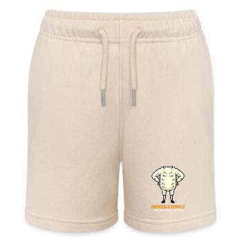 Schaf Kostüm - Stanley/Stella Teenager Bio-Joggingshorts MINI BOLTER - Natur - Vorne