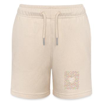 Konfetti im Herzen - Karneval im Blut Kostüm - Stanley/Stella Teenager Bio-Joggingshorts MINI BOLTER - Natur - Vorne