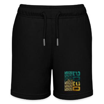 LIMITED EDITION 2020 6 YEARS 6TH BIRTHDAY - Stanley/Stella MINI BOLTER Organic Teen Jogging Shorts - black - Front
