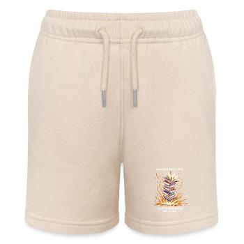 Aggro gezogen | Cliffhanger Lesen Nachteule - Stanley/Stella Teenager Bio-Joggingshorts MINI BOLTER - Natur - Vorne