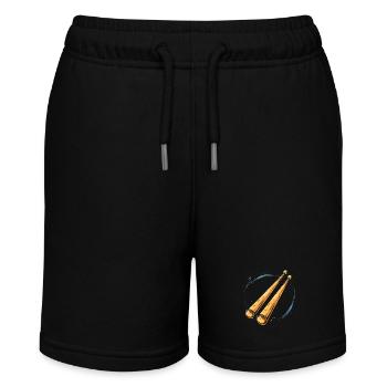 Drumsticks Graphic - Stanley/Stella MINI BOLTER Organic Teen Jogging Shorts - black - Front