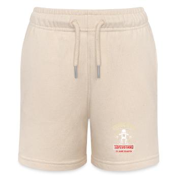25. Geburtstag Motorradfahrer Motorrad - Stanley/Stella Teenager Bio-Joggingshorts MINI BOLTER - Natur - Vorne