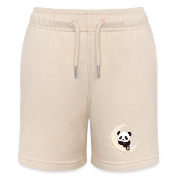 Panda Moon Cuddles - Stanley/Stella MINI BOLTER Organic Teen Jogging Shorts - soft Ecru - Front