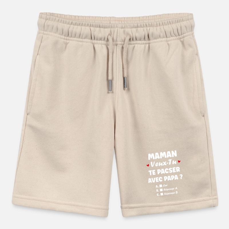 Mama, willst du eine eingetragene Lebenspartnerschaft mit Papa eingehen? Stanley/Stella Teenager Bio-Joggingshorts MINI BOLTER