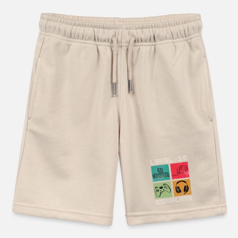 Level 12 completed Stanley/Stella MINI BOLTER Organic Teen Jogging Shorts