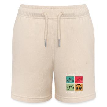 5. Geburtstag 5 Jahre Level 5 Geburtstagsgeschenk - Stanley/Stella Teenager Bio-Joggingshorts MINI BOLTER - Natur - Vorne