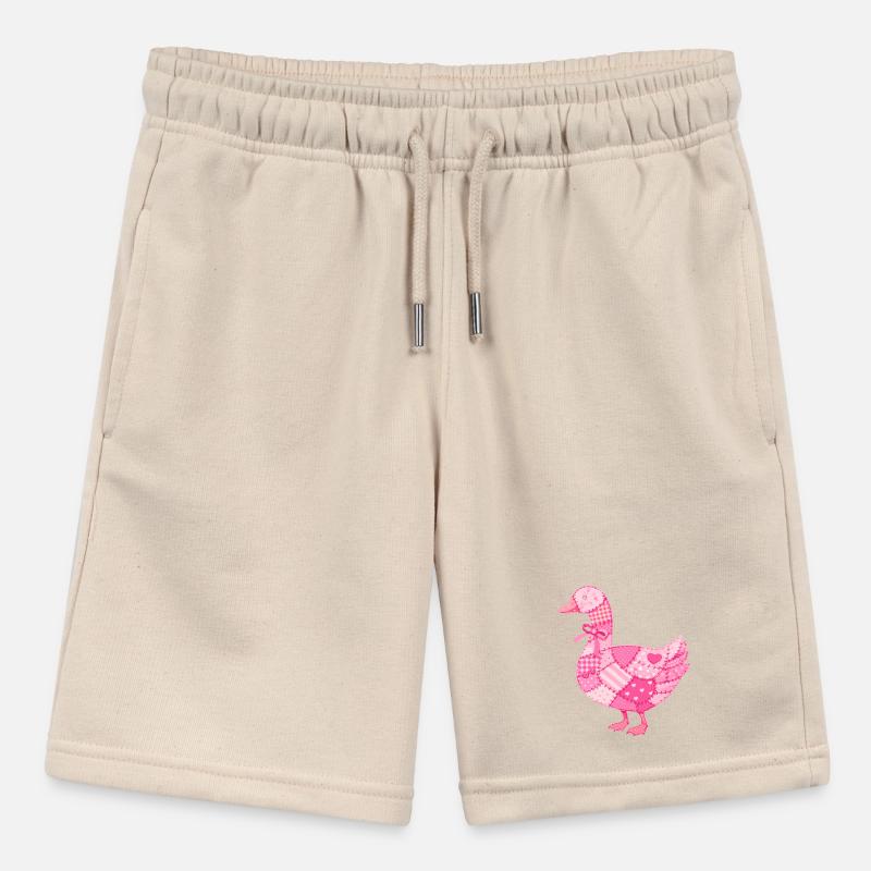 Patchwork Ente Rosa Stanley/Stella Teenager Bio-Joggingshorts MINI BOLTER