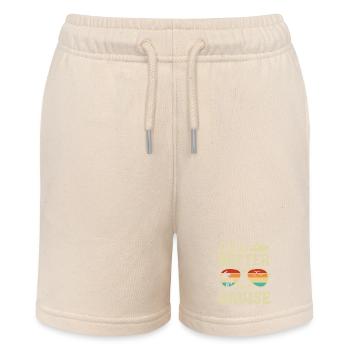 Kreuzfahrtschiff Sommerurlaub - Stanley/Stella Teenager Bio-Joggingshorts MINI BOLTER - Natur - Vorne