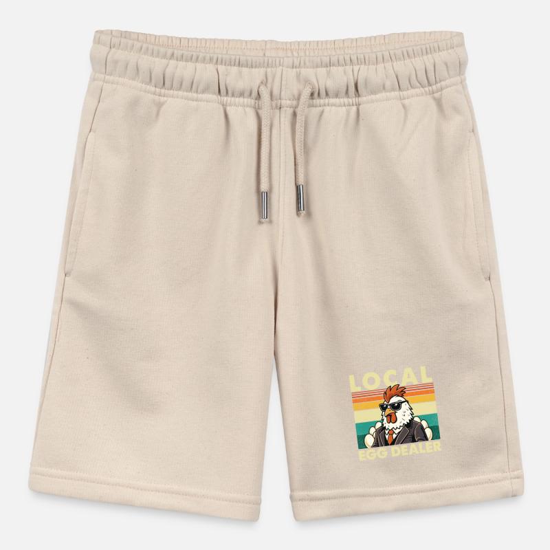 Lokaler Eierhändler Hähnchen-Oster-Bauernspaß Stanley/Stella Teenager Bio-Joggingshorts MINI BOLTER