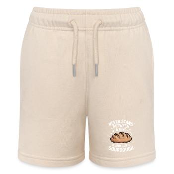 Sourdough Sayings Bread Funny Sourdough Gift - Stanley/Stella MINI BOLTER Organic Teen Jogging Shorts - soft Ecru - Front