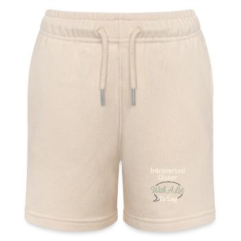 Queer Trans Bekräftigt Trostidentitätsliebe - Stanley/Stella Teenager Bio-Joggingshorts MINI BOLTER - Natur - Vorne