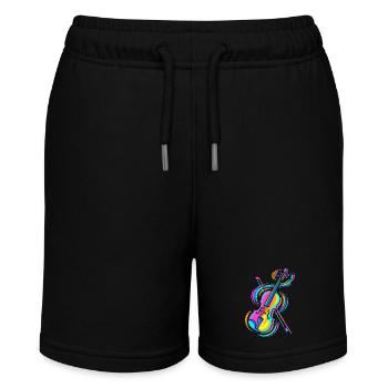 violin - Stanley/Stella MINI BOLTER Organic Teen Jogging Shorts - black - Front