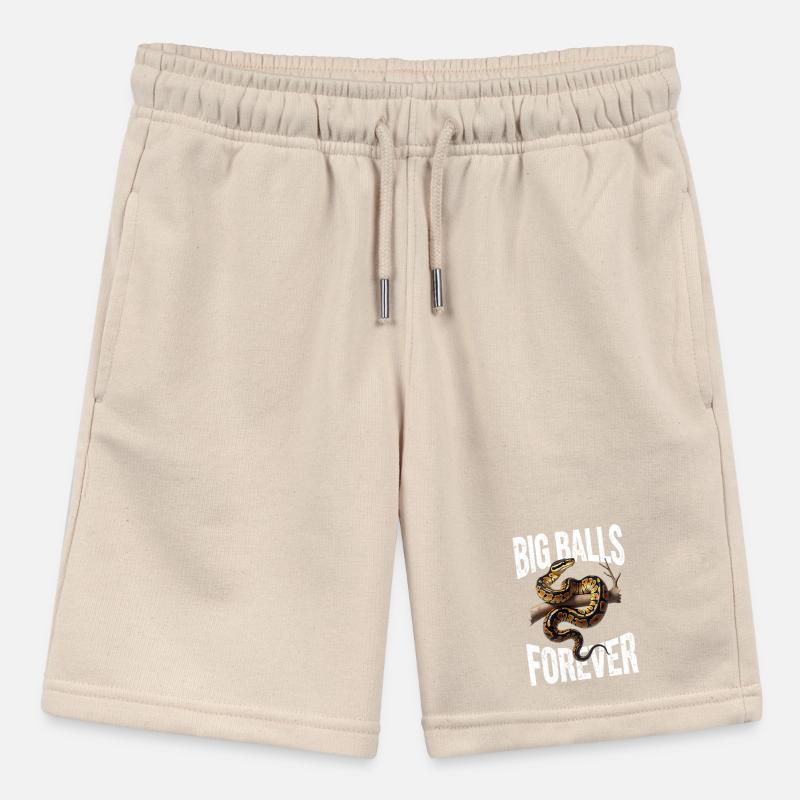 King Python Snakes Lover Terrarium Python Stanley/Stella MINI BOLTER Organic Teen Jogging Shorts