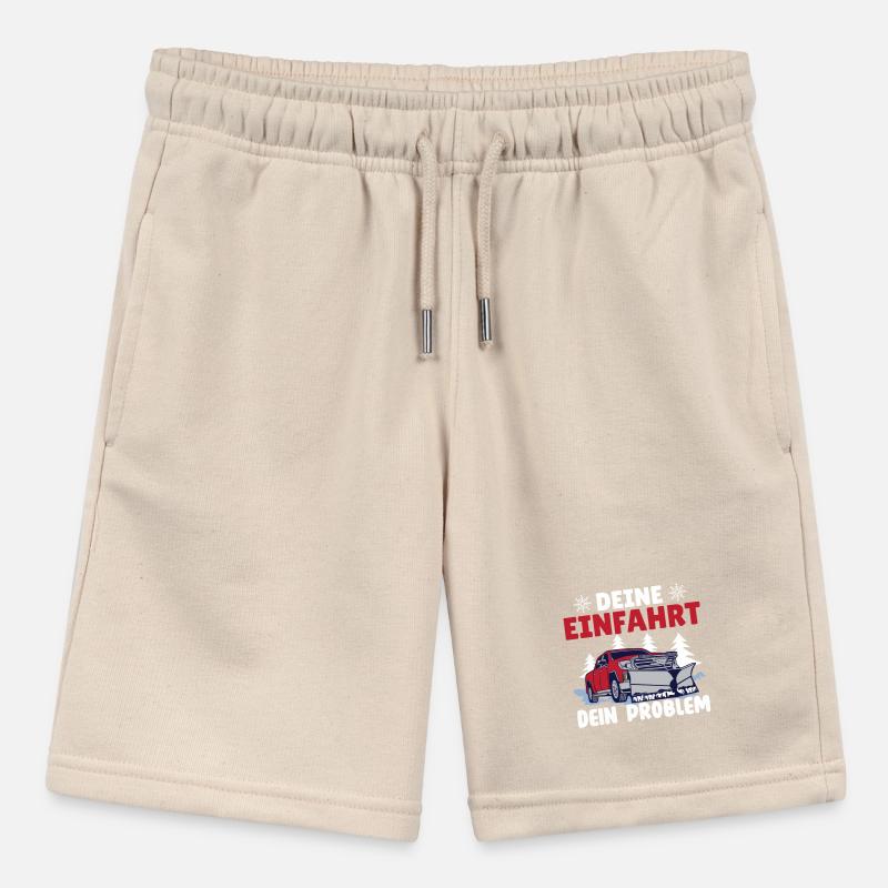 Schneepflugfahrer DEINE EINFAHRT DEIN PROBLEM Stanley/Stella Teenager Bio-Joggingshorts MINI BOLTER