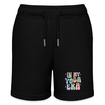 Yoga-Meditationstraining Yoga-Liebhaber-Yoga-Kurs - Stanley/Stella Teenager Bio-Joggingshorts MINI BOLTER - Schwarz - Vorne