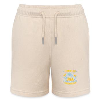 Leinen Los! JGA auf hoher See - Stanley/Stella Teenager Bio-Joggingshorts MINI BOLTER - Natur - Vorne
