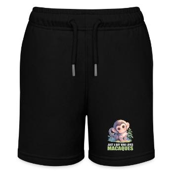 Macaque Macaque - Stanley/Stella MINI BOLTER Organic Teen Jogging Shorts - black - Front