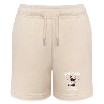 Pyjama Chat Siamois Drôle - Short bio MINI BOLTER Stanley/Stella Ado - écru doux - Devant