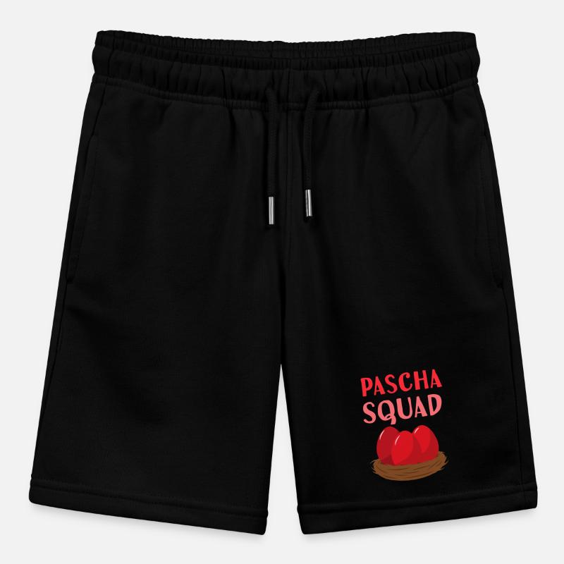 Greek Easter Pascha Squad Orthodox Easter Stanley/Stella MINI BOLTER Organic Teen Jogging Shorts