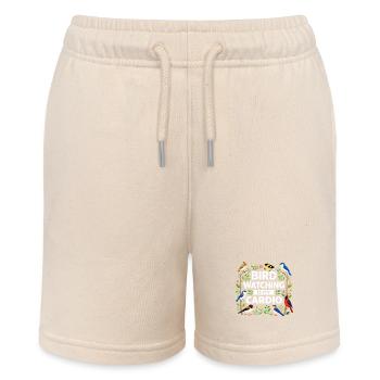 Bird Watching Birding Bird Watcher Bird Nerd - Stanley/Stella MINI BOLTER Organic Teen Jogging Shorts - soft Ecru - Front