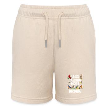 Bird Watching Birding Bird Watcher Bird Nerd - Stanley/Stella MINI BOLTER Organic Teen Jogging Shorts - soft Ecru - Front