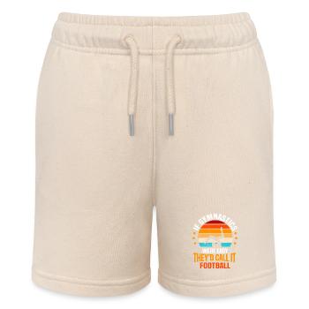 Retro Gymnastics Sunset - Stanley/Stella Teenager Bio-Joggingshorts MINI BOLTER - Natur - Vorne