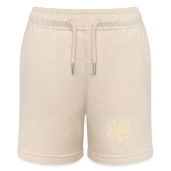No one is illegal on stolen land - Stanley/Stella MINI BOLTER Organic Teen Jogging Shorts - soft Ecru - Front