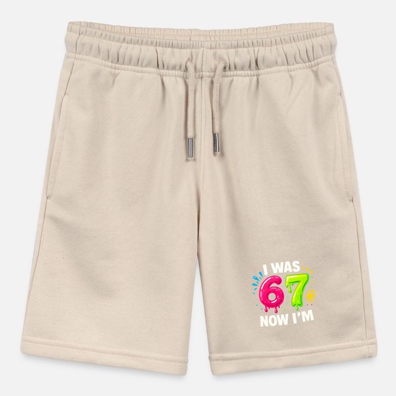 7. Geburtstag Kinder 67 Meme Humor Geschenkidee Stanley/Stella Teenager Bio-Joggingshorts MINI BOLTER