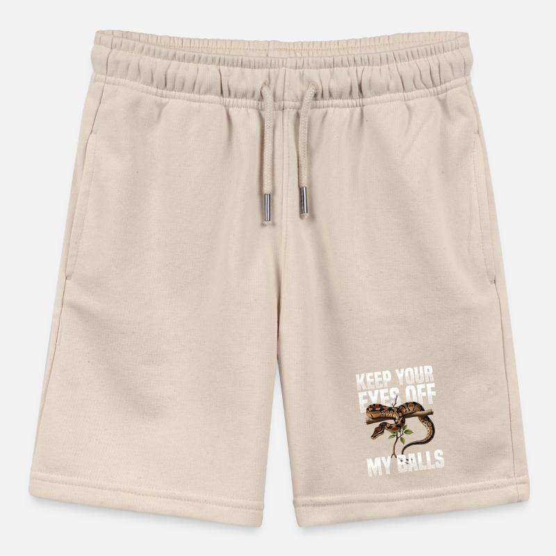 Königspython Schlangen Liebhaber Terrarium Python Stanley/Stella Teenager Bio-Joggingshorts MINI BOLTER