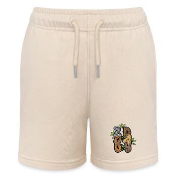 Animals Zoo Party Jungle Zoo Day Safari - Stanley/Stella MINI BOLTER Organic Teen Jogging Shorts - soft Ecru - Front