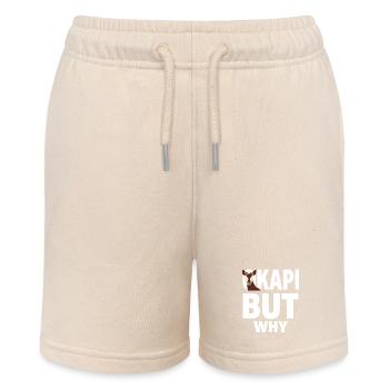 Okapi Lovers Okapi Animal Rare Wildlife Love - Stanley/Stella MINI BOLTER Organic Teen Jogging Shorts - soft Ecru - Front