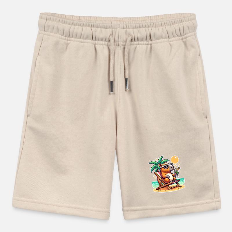 Capybara Holidays Stanley/Stella MINI BOLTER Organic Teen Jogging Shorts