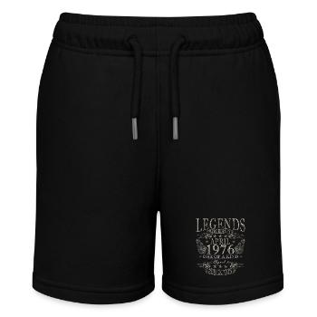 Jubilee year April 1976 - Stanley/Stella MINI BOLTER Organic Teen Jogging Shorts - black - Front