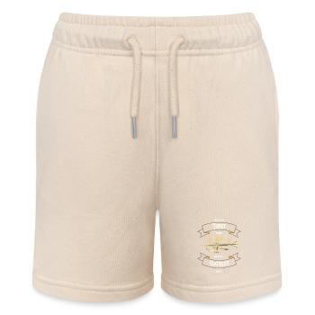 Trompete Zitat Höchsten Töne - Stanley/Stella Teenager Bio-Joggingshorts MINI BOLTER - Natur - Vorne