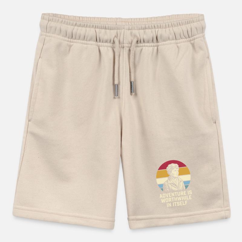 Amelia Earhart The adventure is worthwhile Stanley/Stella MINI BOLTER Organic Teen Jogging Shorts