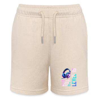 15. Geburtstag Junge Mädchen Teenager Level 15 - Stanley/Stella Teenager Bio-Joggingshorts MINI BOLTER - Natur - Vorne