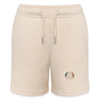 Emotionaler Affe Nicht Streicheln Tee - Stanley/Stella Teenager Bio-Joggingshorts MINI BOLTER - Natur - Vorne