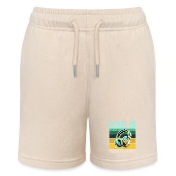 15. Geburtstag Junge Mädchen Gamer Level 15 Jahre - Stanley/Stella Teenager Bio-Joggingshorts MINI BOLTER - Natur - Vorne