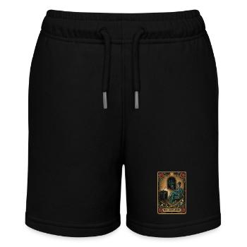 True Crime Junkie Tarot Card Mystery - Stanley/Stella MINI BOLTER Organic Teen Jogging Shorts - black - Front