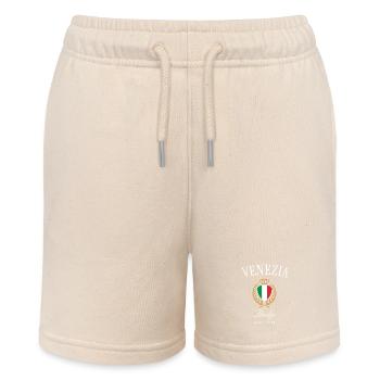 Venedig Italien Wappen Krone – Reise Souvenir - Stanley/Stella Teenager Bio-Joggingshorts MINI BOLTER - Natur - Vorne