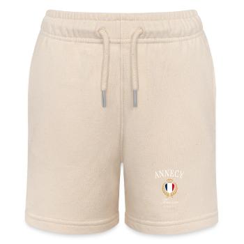 La Rochelle Frankreich Wappen Krone Reise Souvenir - Stanley/Stella Teenager Bio-Joggingshorts MINI BOLTER - Natur - Vorne