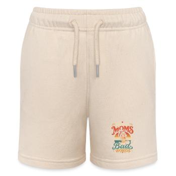 Brave moms say swear words - Stanley/Stella MINI BOLTER Organic Teen Jogging Shorts - soft Ecru - Front