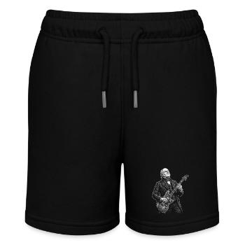 John Quincy Adams Playing Guitar - Stanley/Stella MINI BOLTER Organic Teen Jogging Shorts - black - Front